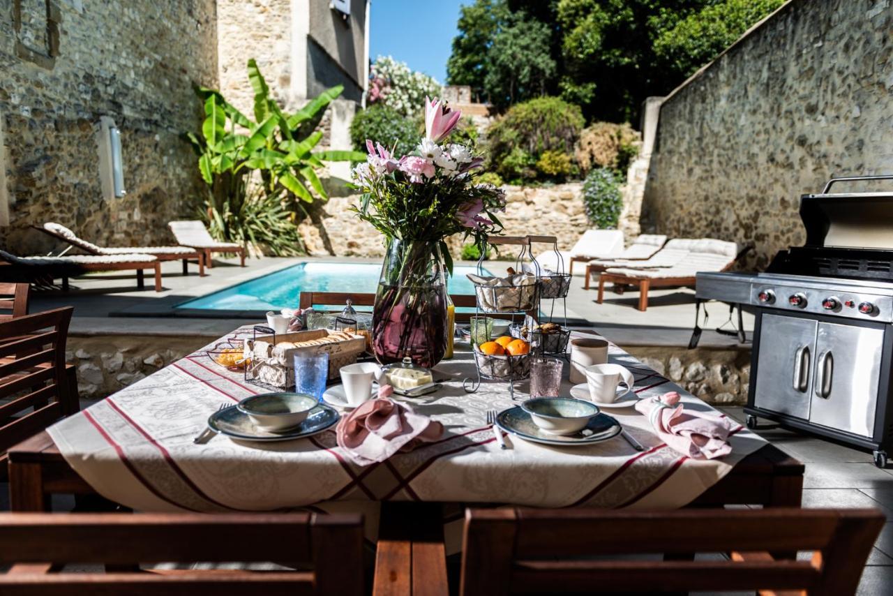 La Maison De Livia, Chambres D'Hotes, Piscine Chauffee, Proche Uzes, Nimes, Ales Sauzet  Ngoại thất bức ảnh